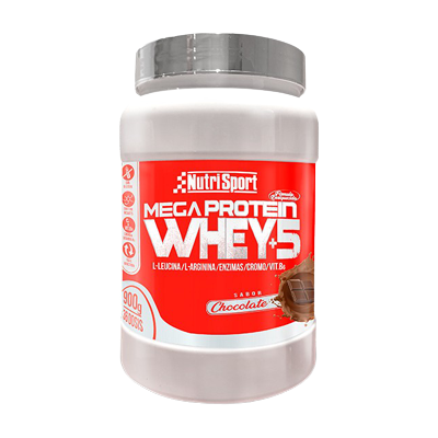 Nutrisport Mega Protein 5 Whey Schokolade 900 g - Nahrungsergänzung Nutrisport Mega Protein 5 Whey Schokolade 900 g - Nahrungsergänzung