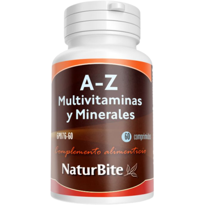 NaturBite A-Z Multivitamine und Mineralien - Tägliches Nahrungsergänzungsmittel NaturBite A-Z Multivitamine und Mineralien - Tägliches Nahrungsergänzungsmittel