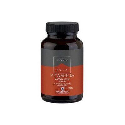 Terranova Vitamin D 3 2000 IE 50 pflanzliche Kapseln Terranova Vitamin D 3 2000 IE 50 pflanzliche Kapseln