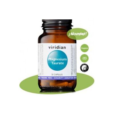 Viridian Magnesiumtaurat 30 Gemüsekapseln Viridian Magnesiumtaurat 30 Gemüsekapseln