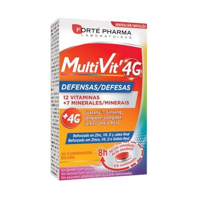 Forté Pharma Multivit 4G Abwehr 30 Tabletten Forté Pharma Multivit 4G Abwehr 30 Tabletten
