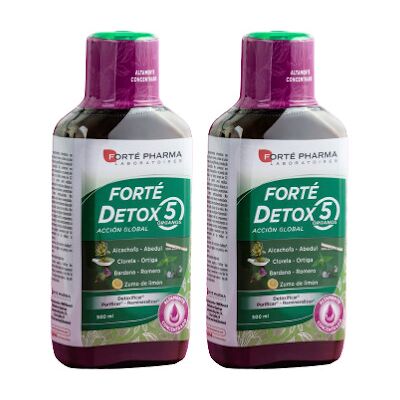 Forté Pharma Entgiftung 5 Organe 2 x 500 ml Forté Pharma Entgiftung 5 Organe 2 x 500 ml