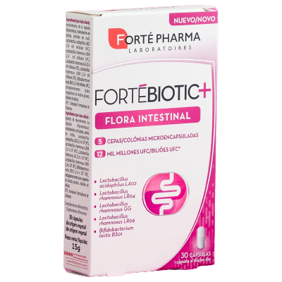 Forté Pharma Fortebiotic+ Darmflora 30 Kapseln Forté Pharma Fortebiotic+ Darmflora 30 Kapseln