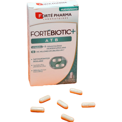 Forté Pharma Fortebiotic+ Atb 10 Kapseln Forté Pharma Fortebiotic+ Atb 10 Kapseln
