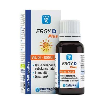 Nutergia Ergy D Plus Vitamin D3 15 ml Nutergia Ergy D Plus Vitamin D3 15 ml