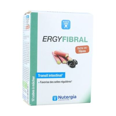 Nutergia Ergyfibral Fiber 12 Kauwürfel Nutergia Ergyfibral Fiber 12 Kauwürfel