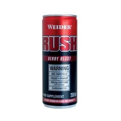 Weider Rush Beeren Explosion Energy Drink - Energydrink Weider Rush Beeren Explosion Energy Drink - Energydrink