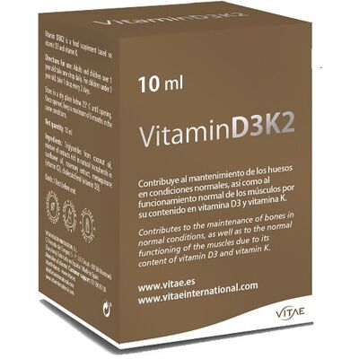 Vitae Vitamin D3K2 10 ml Vitae Vitamin D3K2 10 ml