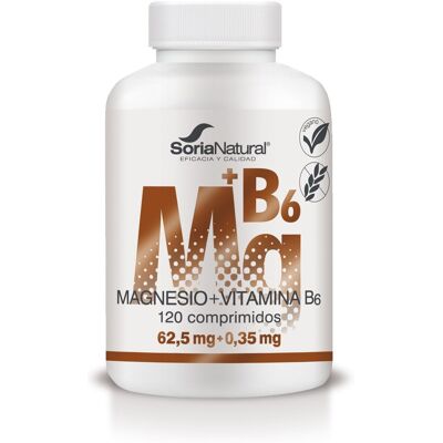 Soria Natural Magnesium + Vit B6, verzögerte Freisetzung, 120 Kapseln Soria Natural Magnesium + Vit B6, verzögerte Freisetzung, 120 Kapseln