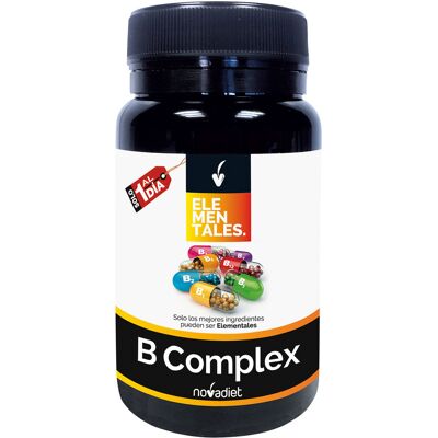 Novadiet B-Komplex - Unterstützt Nervensystem - 60 vegetarische Kapseln Novadiet B-Komplex - Unterstützt Nervensystem - 60 vegetarische Kapseln