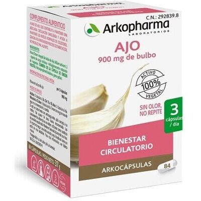 Arkopharma Arkocapsulas Knoblauchkapseln 84 Kapseln Arkopharma Arkocapsulas Knoblauchkapseln 84 Kapseln