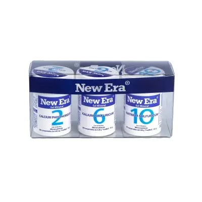 New Era Schussler Nr.2 + Nr.6 + Nr.10 - Allergie Supplement New Era Schussler Nr.2 + Nr.6 + Nr.10 - Allergie Supplement