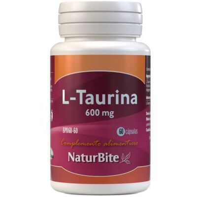Naturbite L-Taurin 600 mg 60 Kapseln Naturbite L-Taurin 600 mg 60 Kapseln