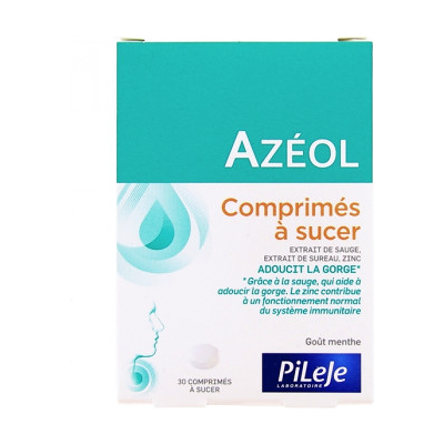Pileje Azeol Halstabletten - Salbei & Zink Beruhigung Pileje Azeol Halstabletten - Salbei & Zink Beruhigung