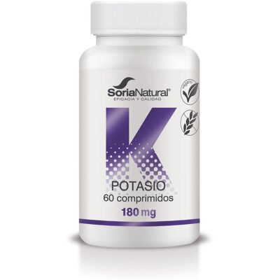 Soria Natural Kalium mit verzögerter Freisetzung, 60 Kapseln Soria Natural Kalium mit verzögerter Freisetzung, 60 Kapseln
