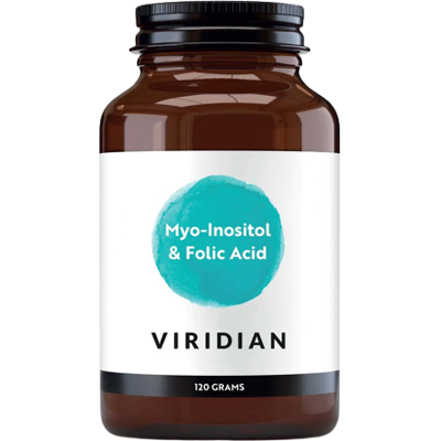 Viridian Myo Inosotol und Folsäure 120 gr Viridian Myo Inosotol und Folsäure 120 gr