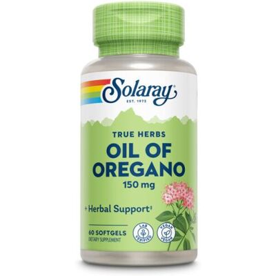 Solaray Oreganoöl 150 mg 60 Kapseln Solaray Oreganoöl 150 mg 60 Kapseln