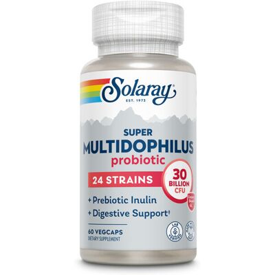 Solaray Super Multidophilus 24 Stamm 30 Milliarden KBE 60 Solaray Super Multidophilus 24 Stamm 30 Milliarden KBE 60