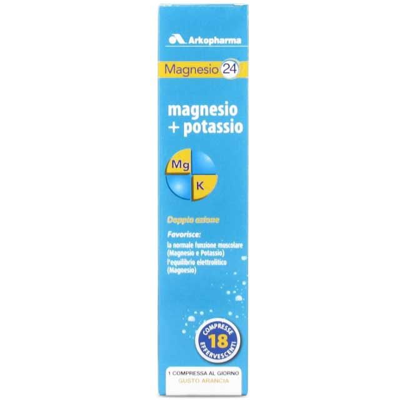 Arkopharma Arkovital Magnesium-Potassium 18 Brausetabletten - Brausetabletten Arkopharma Arkovital Magnesium-Potassium 18 Brausetabletten - Brausetabletten