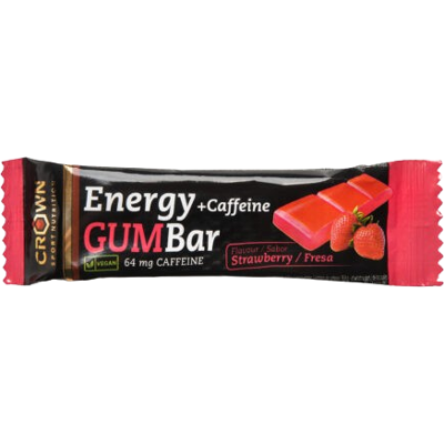 Crown Sport Nutrition Energy Gum Erdbeere Koffein - Energiegummi Crown Sport Nutrition Energy Gum Erdbeere Koffein - Energiegummi
