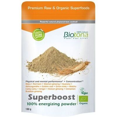 Biotona Bio Superfood Pulver - Vegan Ginseng & Matcha - 150g Biotona Bio Superfood Pulver - Vegan Ginseng & Matcha - 150g