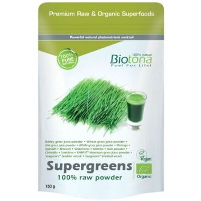 Biotona Bio Supergreens Pulver - Superfood Typ Biotona Bio Supergreens Pulver - Superfood Typ