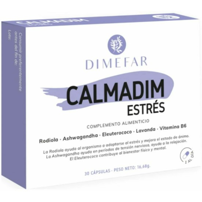 Dimefar Calmadim Stressabbau - 30 pflanzliche Kapseln Dimefar Calmadim Stressabbau - 30 pflanzliche Kapseln