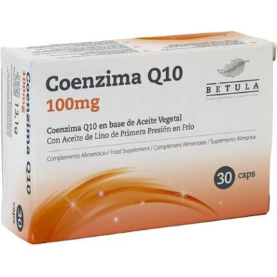 Betula Coenzym Q10 100 mg 30 Kapseln - Energie & Antioxidantien Betula Coenzym Q10 100 mg 30 Kapseln - Energie & Antioxidantien
