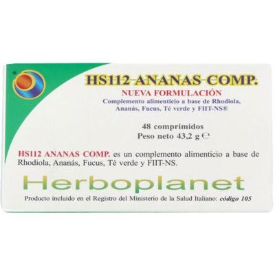 Herboplanet HS112 Ananas Tabletten - Nahrungsergänzungsmittel Herboplanet HS112 Ananas Tabletten - Nahrungsergänzungsmittel