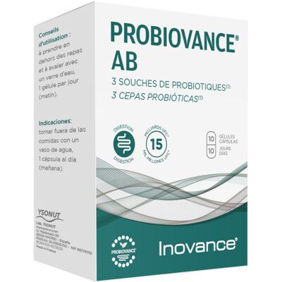 Ysonut Inovance Probiovance AB - Probiotische Verdauungshilfe - 10 Kapseln Ysonut Inovance Probiovance AB - Probiotische Verdauungshilfe - 10 Kapseln