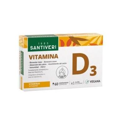 Santiveri Vitamin D3 2000 IU - Nahrungsergänzung für Knochen & Immunität Santiveri Vitamin D3 2000 IU - Nahrungsergänzung für Knochen & Immunität