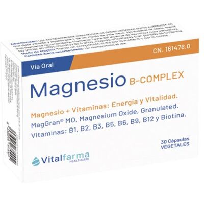 Vitalfarma Magnesium B-Complex 30 Kapseln - Nahrungsergänzung Vitalfarma Magnesium B-Complex 30 Kapseln - Nahrungsergänzung