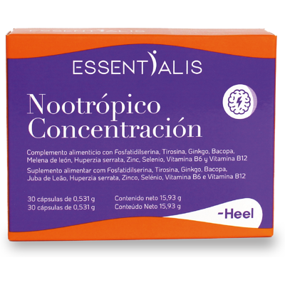 Heel Essentialis Nootropikum Konzentration 30 Kapseln Heel Essentialis Nootropikum Konzentration 30 Kapseln