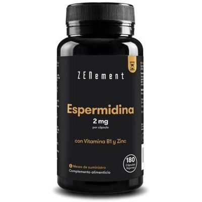 Zenement Spermidin mit B1 und Zn 180 Kapseln Zenement Spermidin mit B1 und Zn 180 Kapseln