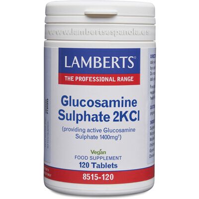Lamberts Glucosaminsulfat 2Kci 1400 mg 120 Tabs 8515-120 Lamberts Glucosaminsulfat 2Kci 1400 mg 120 Tabs 8515-120