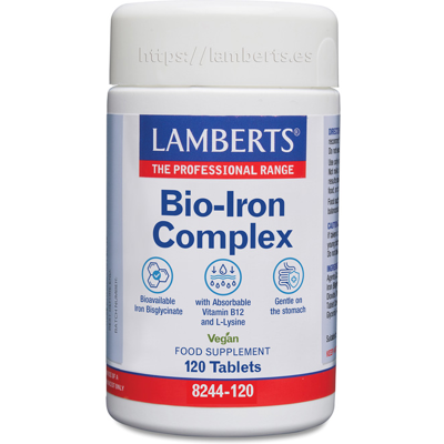 Lamberts Bio-Eisen-Komplex Vegan 120 Tabletten Lamberts Bio-Eisen-Komplex Vegan 120 Tabletten