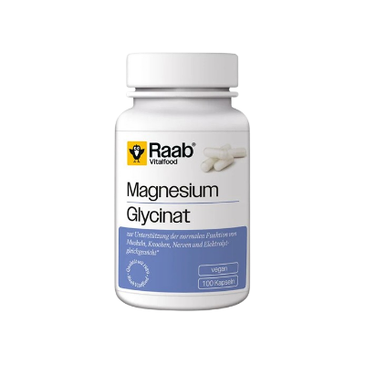 Raab Vitalfood Magnesiumglycinat Kapseln 600mg - Veganes Nahrungsergänzungsmittel Raab Vitalfood Magnesiumglycinat Kapseln 600mg - Veganes Nahrungsergänzungsmittel