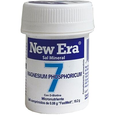 New Era Schussler Salze Nr. 07 Magnesium phosphoricum 240 Tabletten New Era Schussler Salze Nr. 07 Magnesium phosphoricum 240 Tabletten