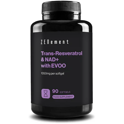 Zenement Trans Resveratrol-Nad+ mit EVOO 90 Kapseln Zenement Trans Resveratrol-Nad+ mit EVOO 90 Kapseln