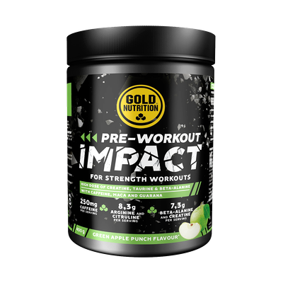 GoldNutrition Pre-Workout Impact Grüner Apfel 400 g GoldNutrition Pre-Workout Impact Grüner Apfel 400 g