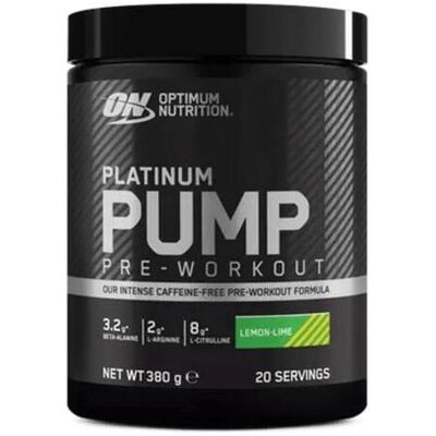 Optimum Nutrition On Platinum Pre Workout Pump 380 gr Zitrone & Optimum Nutrition On Platinum Pre Workout Pump 380 gr Zitrone &