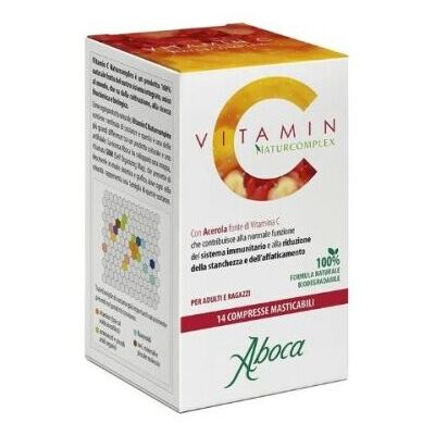 Aboca Vitamin C Naturcomplex 14 Kautabletten 14 Kapseln Aboca Vitamin C Naturcomplex 14 Kautabletten 14 Kapseln