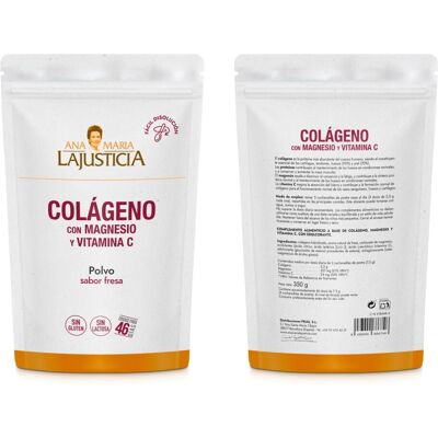 Ana María Lajusticia Kollagen mit Magnesium + Vit. C Erdbeere 350 gr Ana María Lajusticia Kollagen mit Magnesium + Vit. C Erdbeere 350 gr