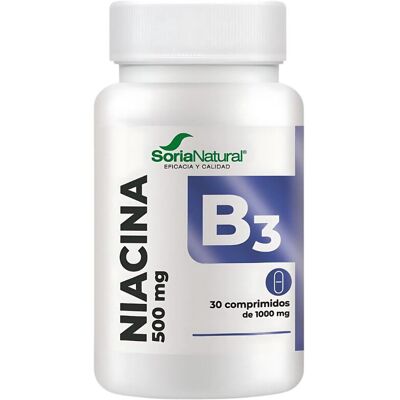 Soria Natural Vitamin B3 30 Retardtabletten Soria Natural Vitamin B3 30 Retardtabletten