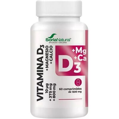 Soria Natural Vitamin D3+Mg 60 Retardtabletten Soria Natural Vitamin D3+Mg 60 Retardtabletten