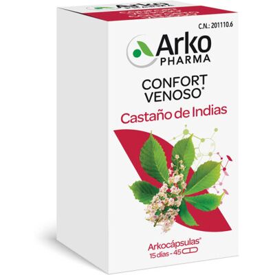 Arkopharma Arkocapsulas Rosskastanie 45 Kapseln Arkopharma Arkocapsulas Rosskastanie 45 Kapseln