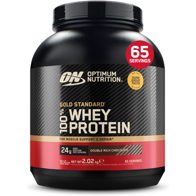 Optimum Nutrition 100% Whey Gold Standard 2,01 kg Double Rich Optimum Nutrition 100% Whey Gold Standard 2,01 kg Double Rich
