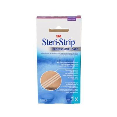 3M Steri Strip Hautnähstreifen 75mm x 3mm - Wundverschluss 3M Steri Strip Hautnähstreifen 75mm x 3mm - Wundverschluss
