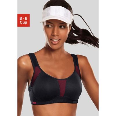 H.I.S. Sport-BH H.I.S, Damen, Gr. 70, Cup C, schwarz (schwarz, pink), Microtouch, Obermaterial: 90% Polyester (COOLMAX), 10% Elasthan (LYCRA), BHs Sport-BH, ohne Bügel mit COOLMAX – auch ideal für grosse Grössen H.I.S. Sport-BH H.I.S, Damen, Gr. 70, Cup C, schwarz (schwarz, pink), Microtouch, Obermaterial: 90% Polyester (COOLMAX), 10% Elasthan (LYCRA), BHs Sport-BH, ohne Bügel mit COOLMAX – auch ideal für grosse Grössen