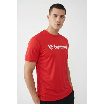 Trainingsshirt HUMMEL "hmlLOGO JERSEY S/S", Gr. XXL (56), rot (true rot), Obermaterial: 100% Polyester, normal normal, Rundhals, Shirts Trainingsshirt, normale Passform, kurze Ärmel, atmungsaktives Material Trainingsshirt HUMMEL "hmlLOGO JERSEY S/S", Gr. XXL (56), rot (true rot), Obermaterial: 100% Polyester, normal normal, Rundhals, Shirts Trainingsshirt, normale Passform, kurze Ärmel, atmungsaktives Material